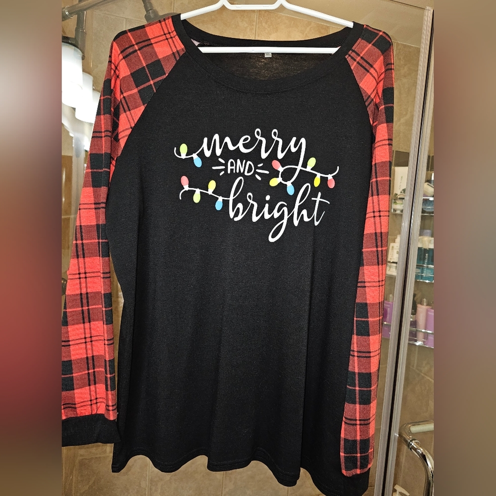 Long sleeve Christmas shirt xl